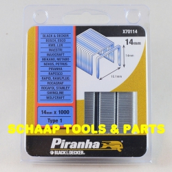 Nieten type  1 - 14mm 11,4x10,1mm | X70114